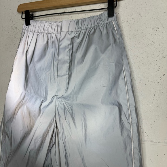 White Fox 3M Reflective Jogger Swooshy Track Pants XS - Picture 3 of 13